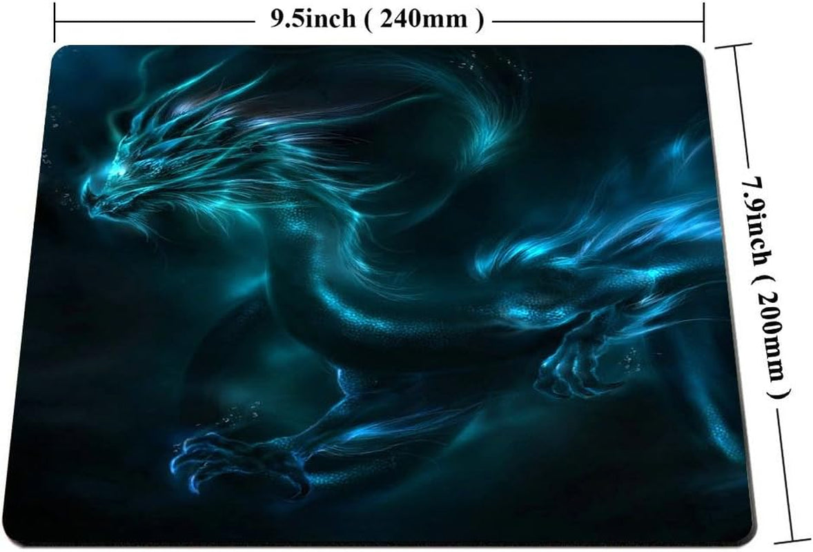 Unique Blue Dragon Design Gaming Mouse Pad