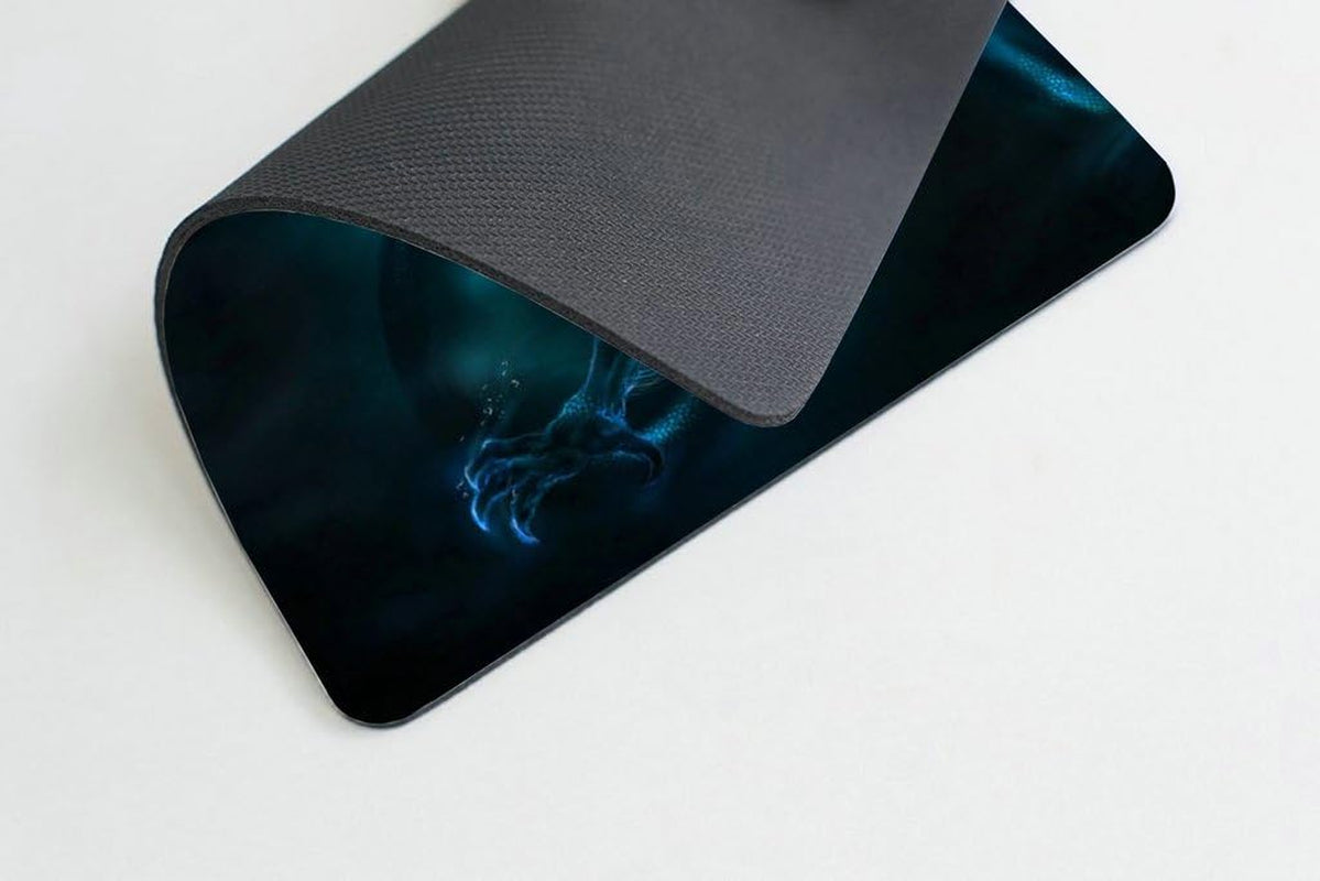 Unique Blue Dragon Design Gaming Mouse Pad
