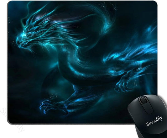 Unique Blue Dragon Design Gaming Mouse Pad